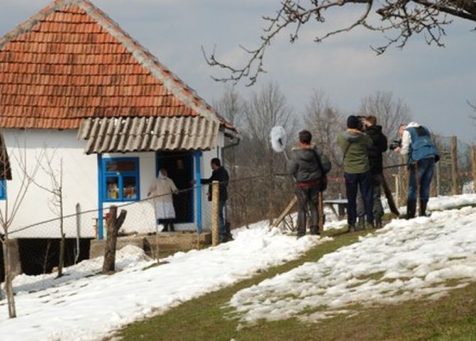 Детаљ са снимања документарног филма ''Дјеца'' - аутора Дениса Бојића