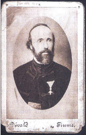 Милутин Тесла са царским орденом, Ријека, 1873. г., Музеј Николе Тесле, Београд