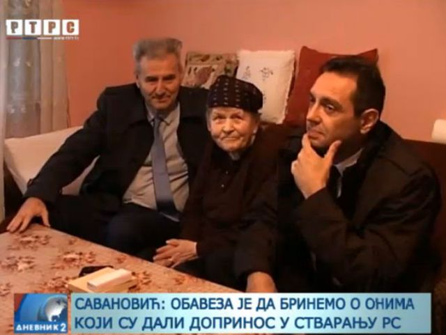 Savanović i Vulin posjetili Milevu Župić, majku tri poginula borca