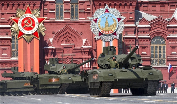Sa prošlogodišnje parade za Dan pobede