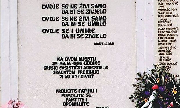 Sporni natpis na Tuzlanskoj kapiji