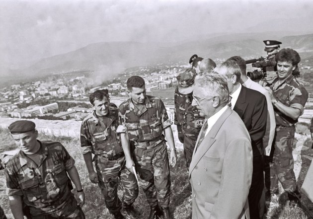 Franjo Tuđman i Ante Gotovina iznad Knina