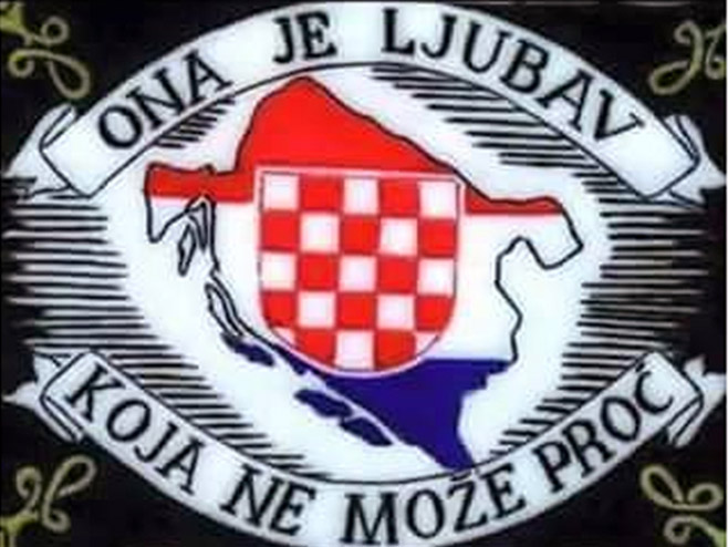 Mapa Nezavisne države Hrvatske /NDH/ Foto: SRNA