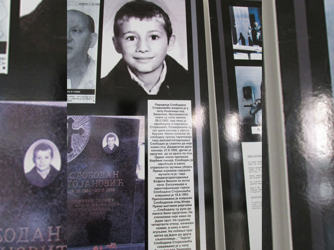 Izložba Podrinje nekažnjeni zločini Foto: SRNA