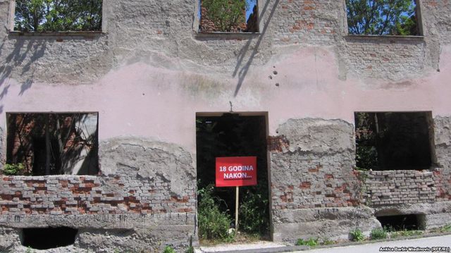 Zapaljena srpska kuća