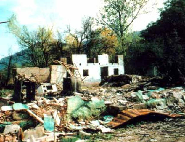 Princip ''spržene zemlje'' - Medački džep poslije napada hrvatske vojske