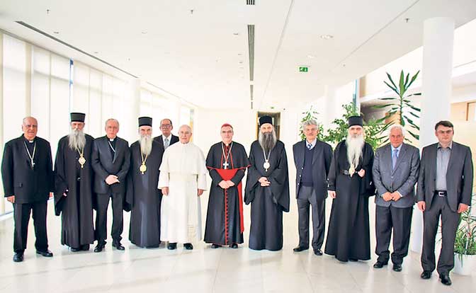 Dve delegacije razgovarale su u prostorijama Hrvatske biskupske konferencije (Foto Služba za informisanje HBK)
