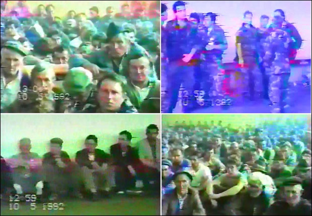 Заточени Срби у логору у Оџаку 1992.