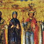 Sveti Brankovići: Maksim, Angelina, Jovan i Stefan, ikona iz manastira Krušedola iz 1644. g., rad Andreje Raičevića; sada u Muzeju Srpske pravoslavne crkve u Beogradu