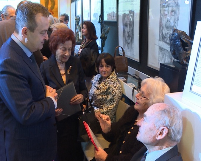 Ivica Dačić na otvaranju izlože o Jasenovcu u Njujorku (Foto MSP-Tanjug)