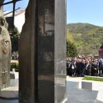 Polaganjem vijenaca na centralni spomenik za 1.080 poginulih boraca u odbrameno-otadžbinskom ratu, u Zvorniku je danas obilježen Dan oslobođenja grada - 9. april.