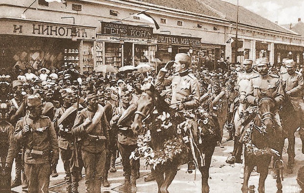 Александар Карађорђевић свечано улази у Београд 1913. године